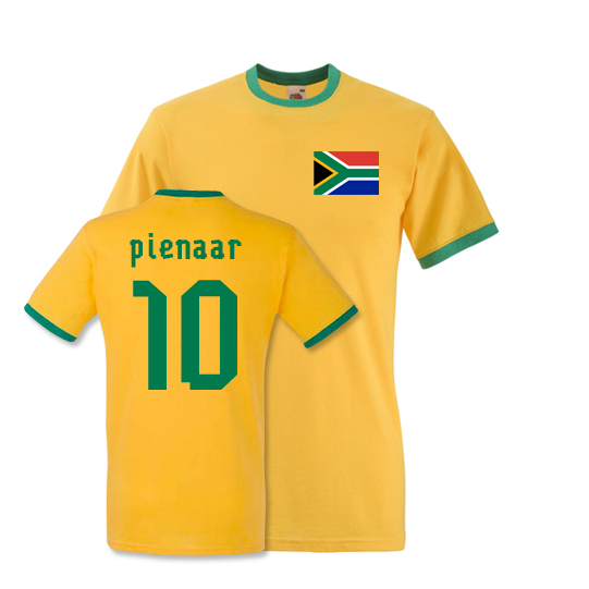 Steven Pienaar South Africa Ringer Tee (yellow)