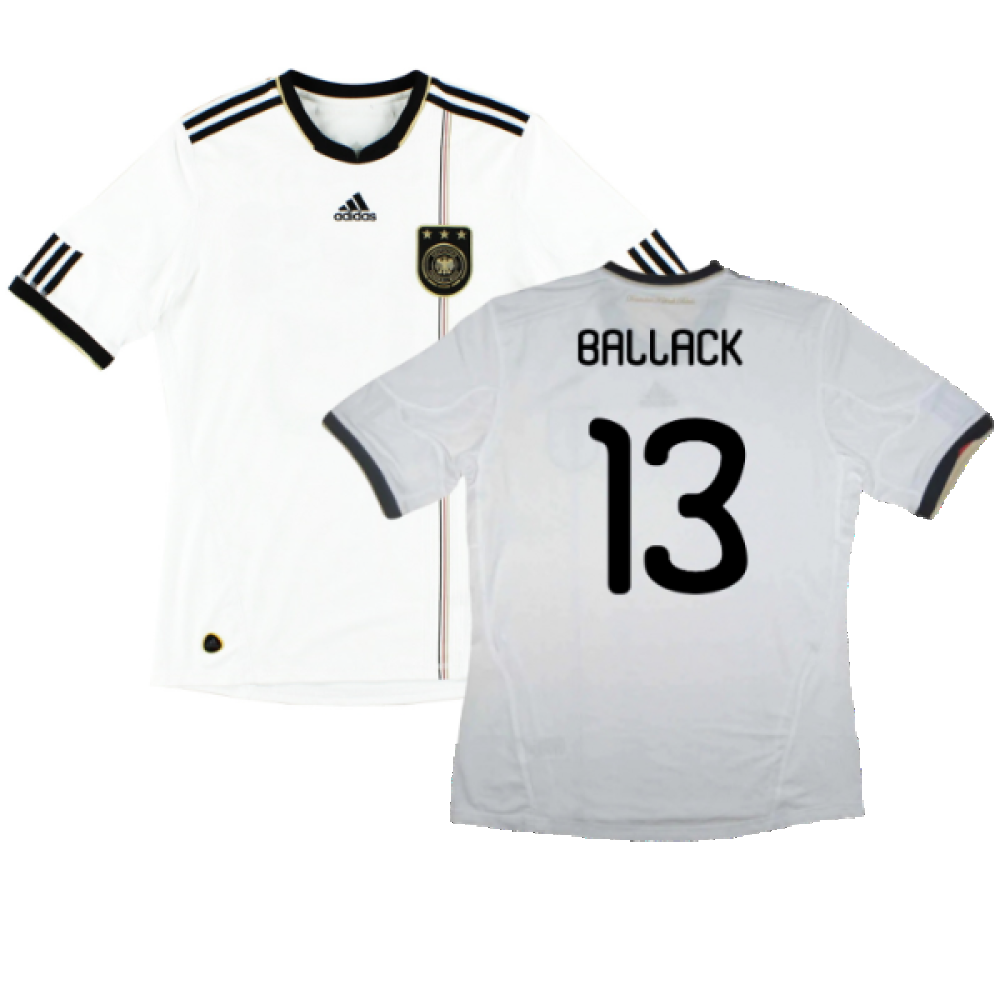 Germany 2010-11 Home Shirt (XL) (Good) (BALLACK 13)