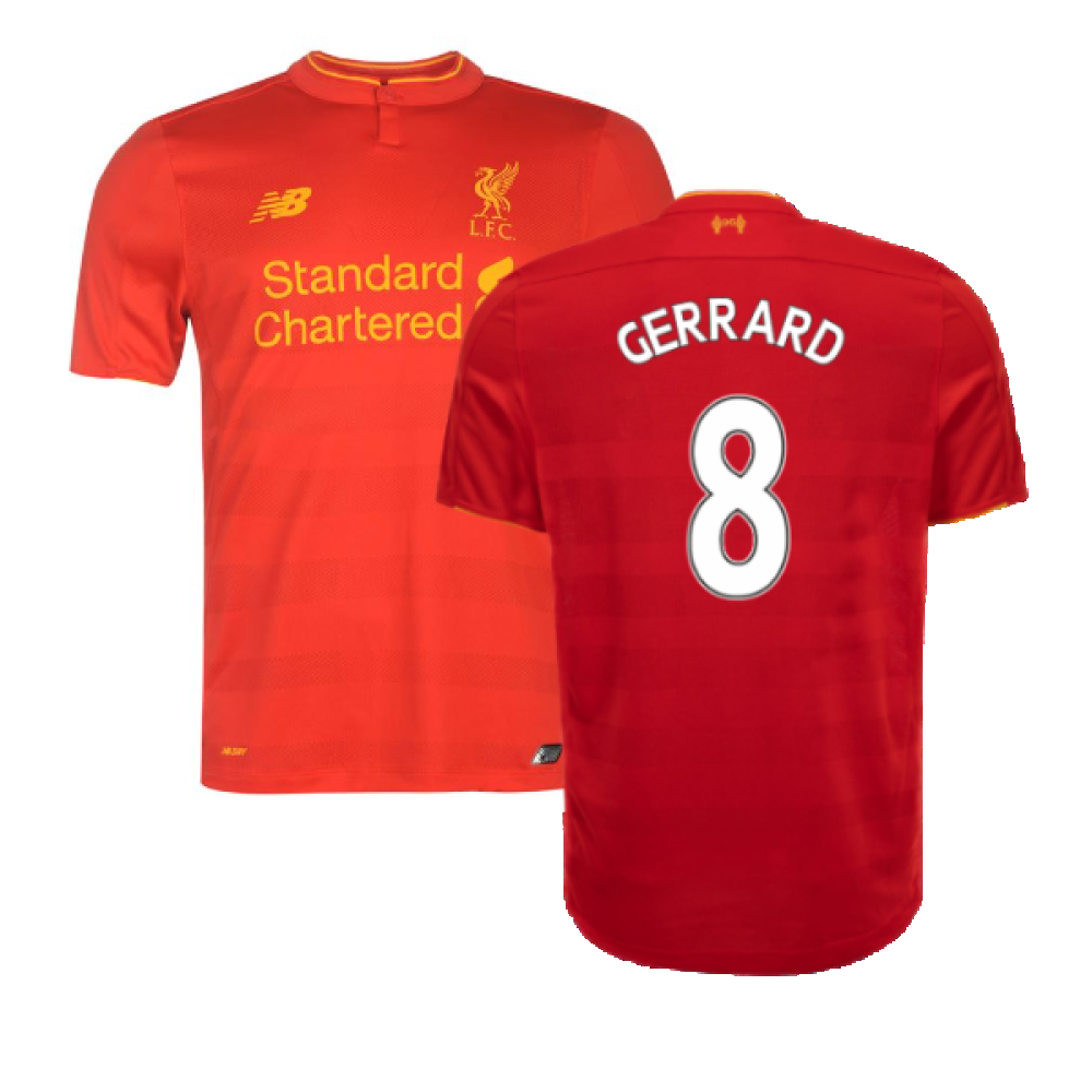 Liverpool 2016-17 Home Shirt (Mint) (Gerrard 8)