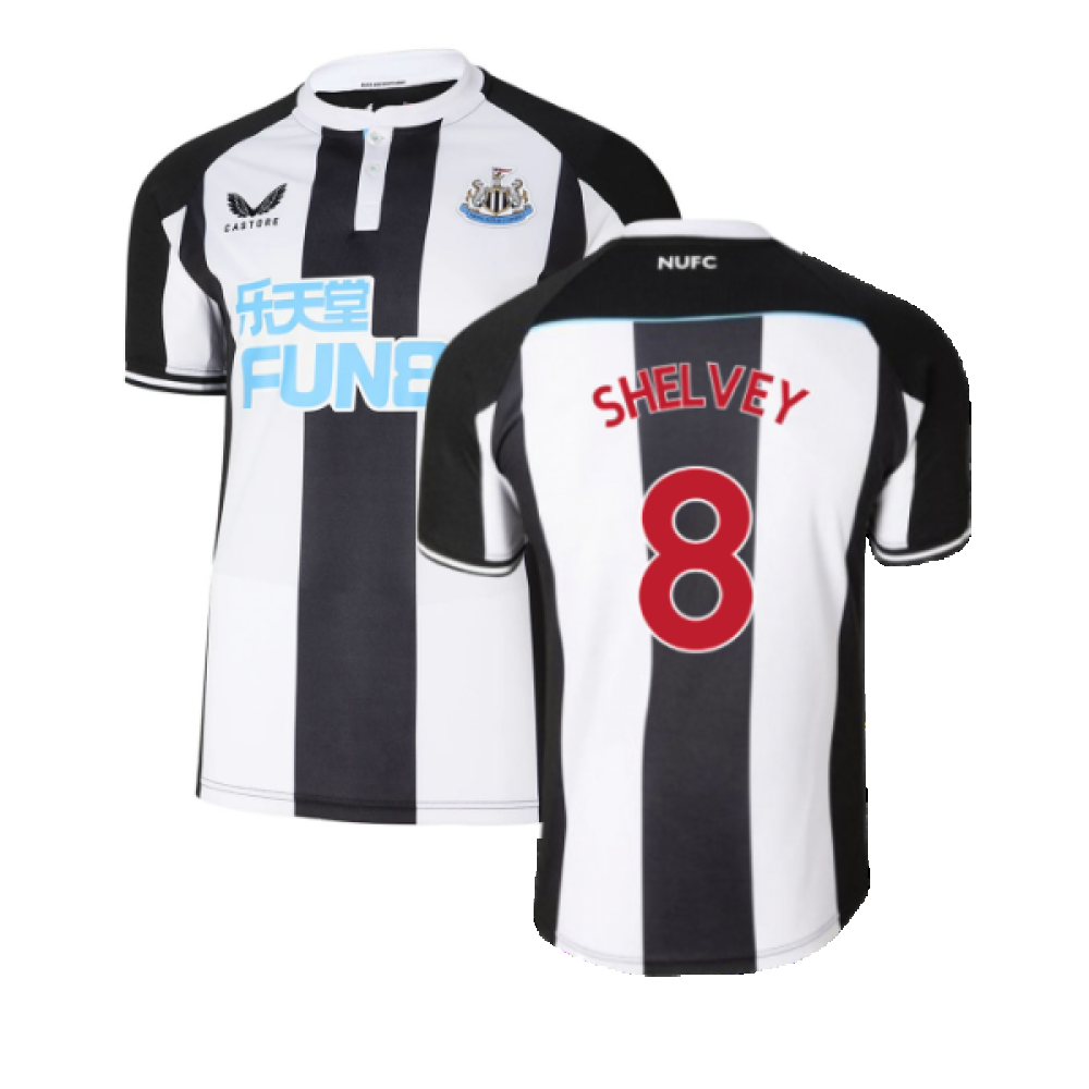 2021-2022 Newcastle United Home Shirt (XL) (Excellent) (SHELVEY 8)