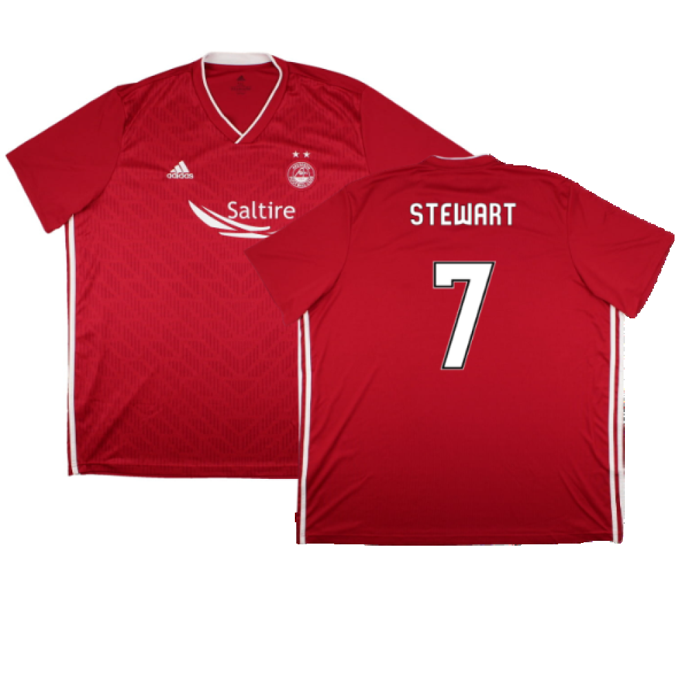 Aberdeen 2018-19 Home Shirt (S) (Excellent) (Stewart 7)