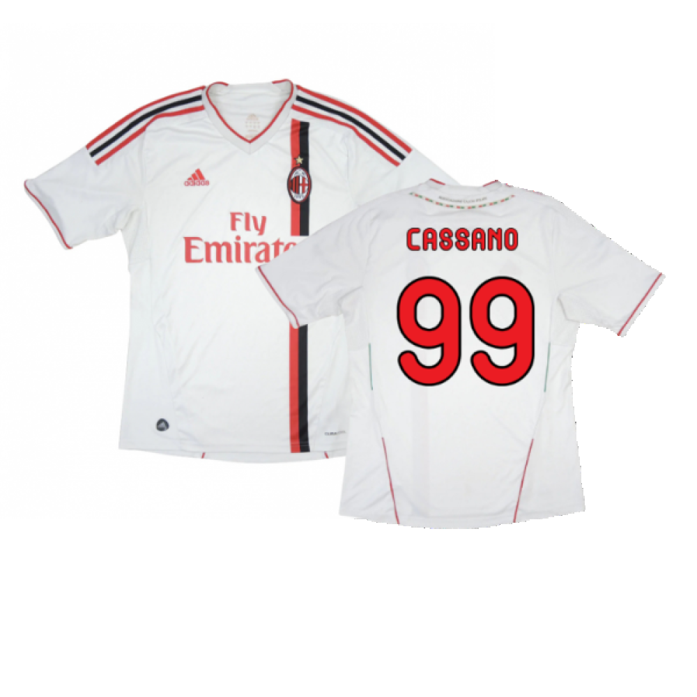 AC Milan 2011-12 Away Shirt (XXL) (Good) (Cassano 99)