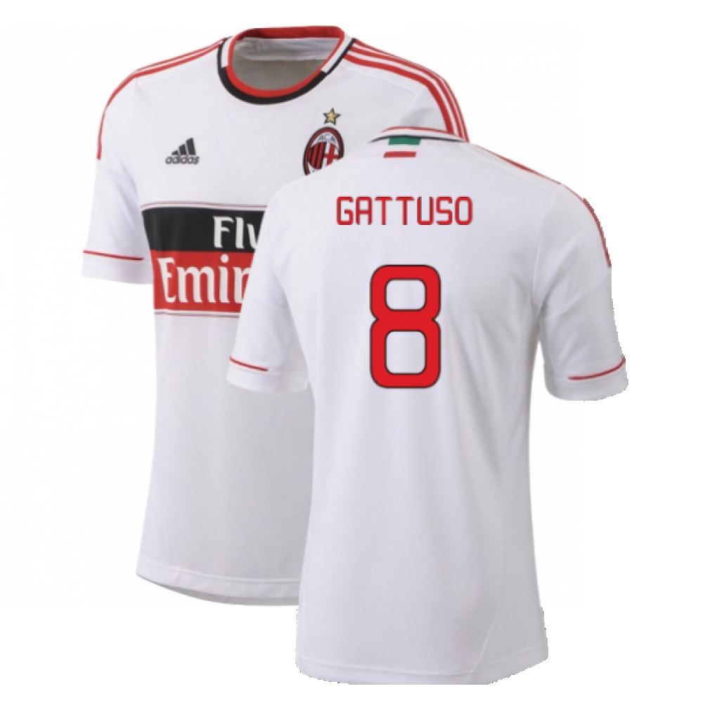 AC Milan 2012-13 Away Shirt (M) (Good) (Gattuso 8)