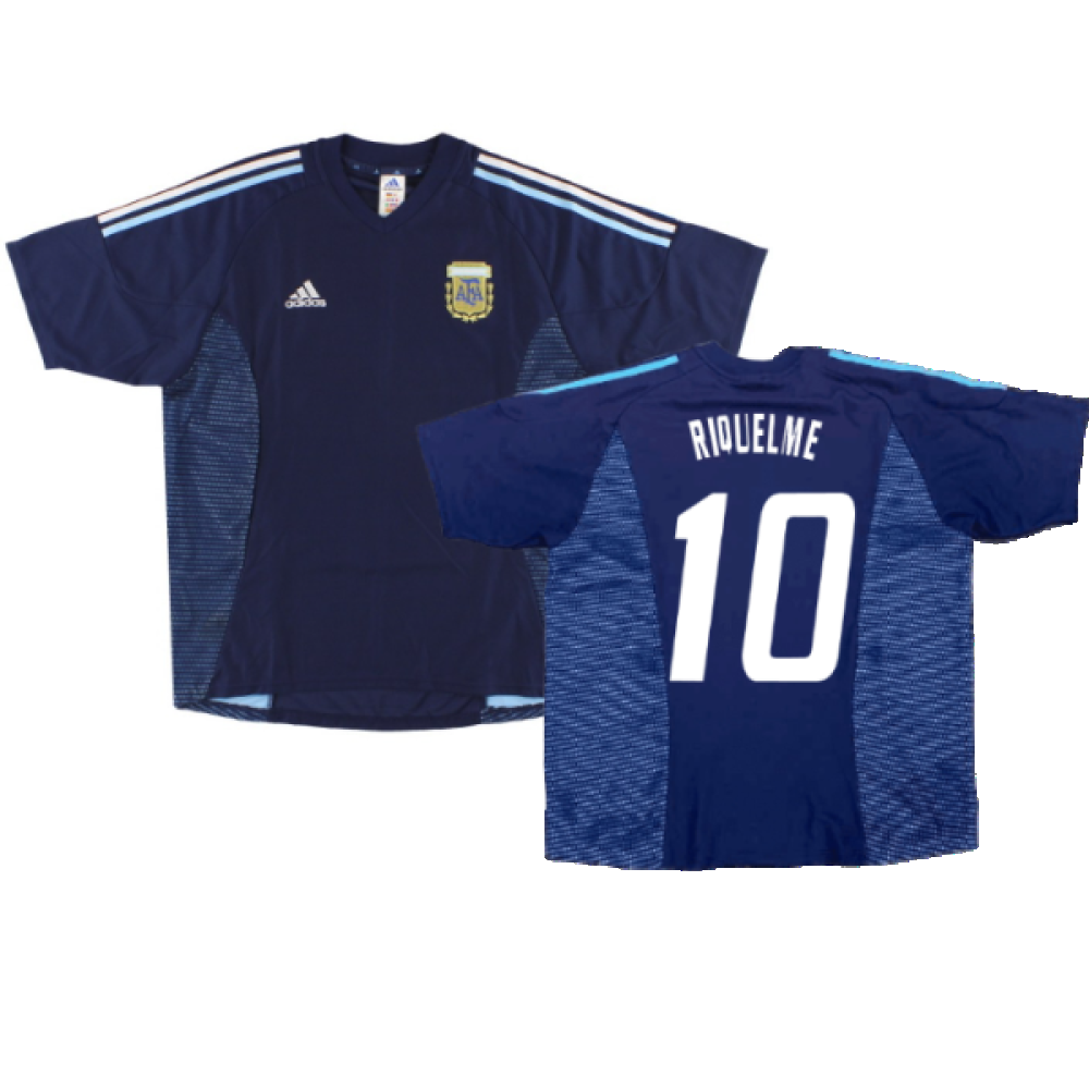 Argentina 2002-04 Away Shirt (XXL) (Excellent) (RIQUELME 10)