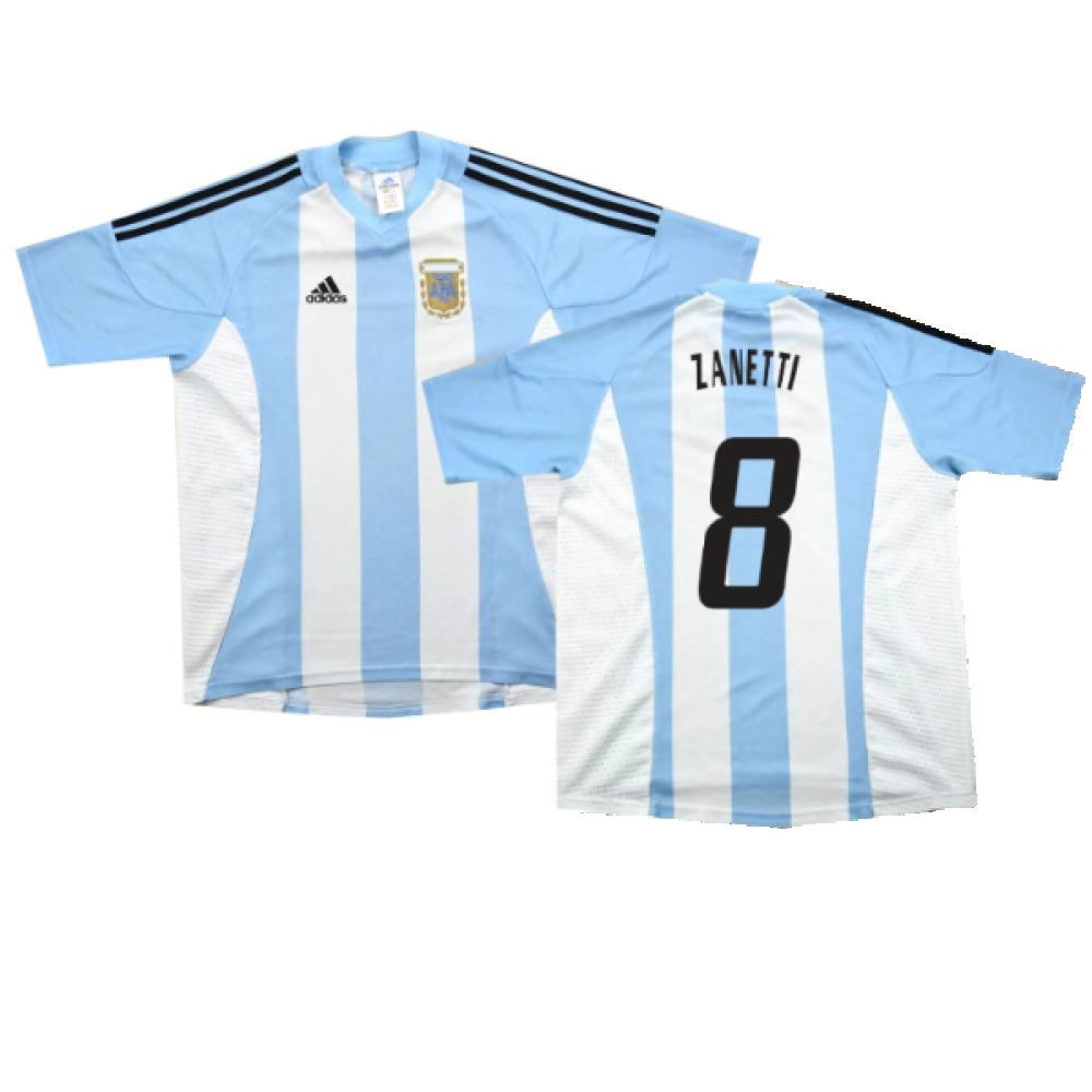 Argentina 2002-04 Home Shirt (L) (Excellent) (Zanetti 8)