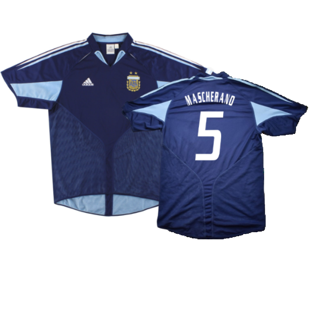 Argentina 2004-05 Away Shirt (L) (Excellent) (Mascherano 5)