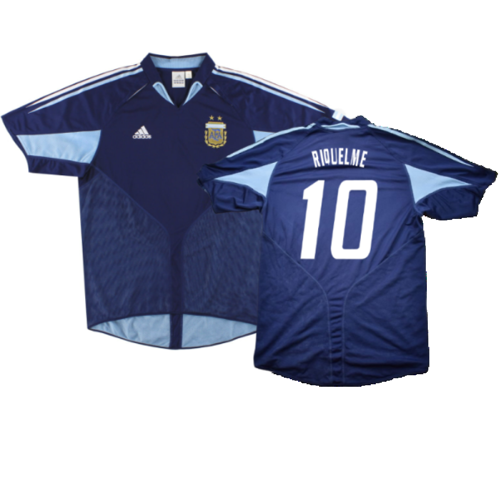 Argentina 2004-05 Away Shirt (L) (Excellent) (RIQUELME 10)