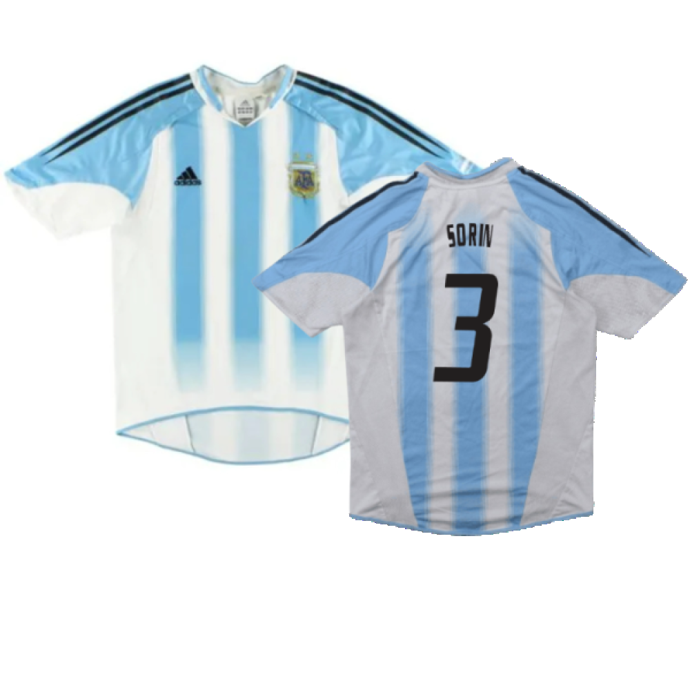 Argentina 2004-06 Home Shirt (S) (Good) (Sorin 3)