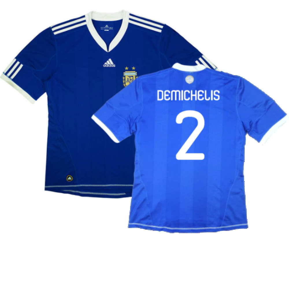 Argentina 2010-11 Away Shirt (S) (Very Good) (Demichelis 2)