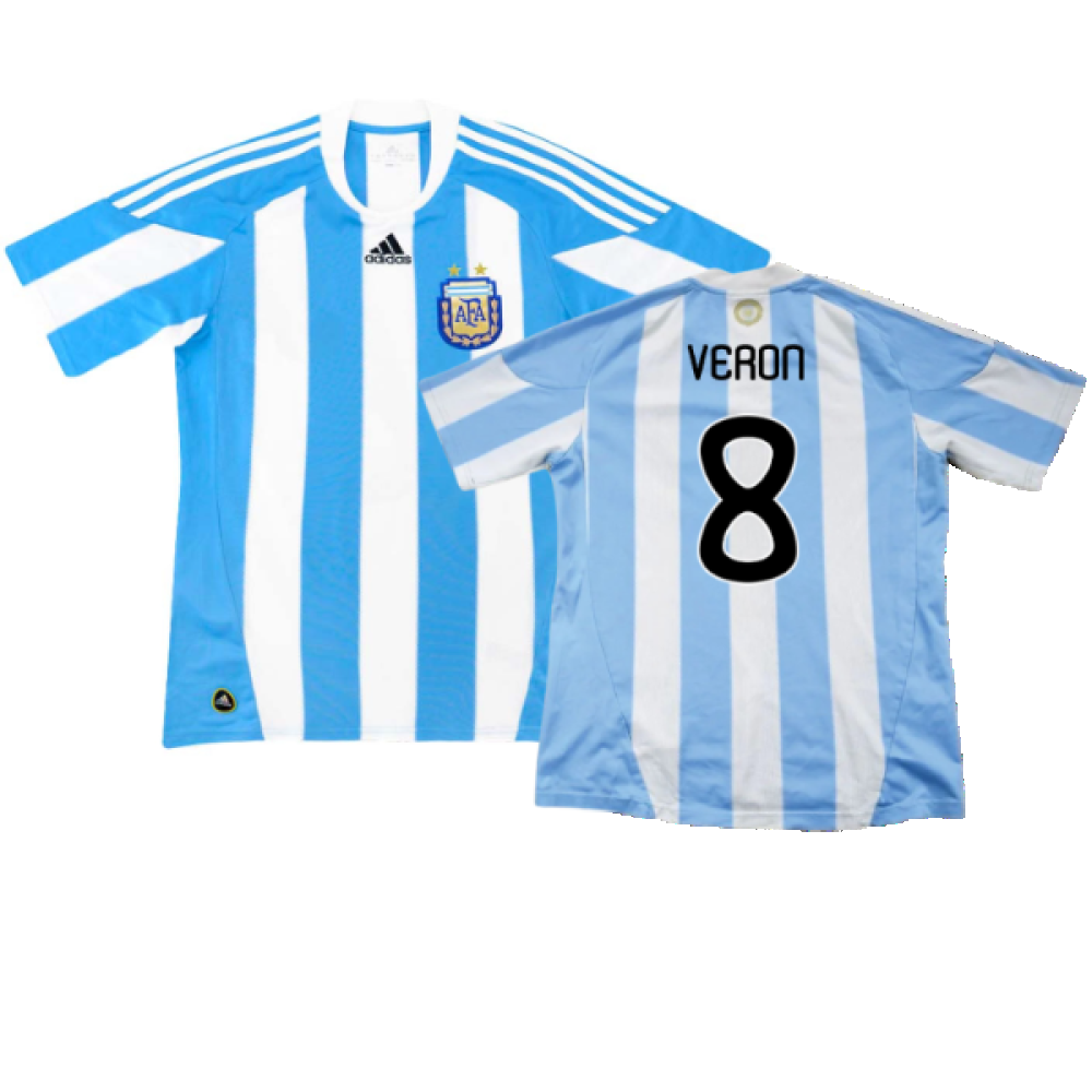 Argentina 2010-11 Home (L) (Excellent) (Veron 8)