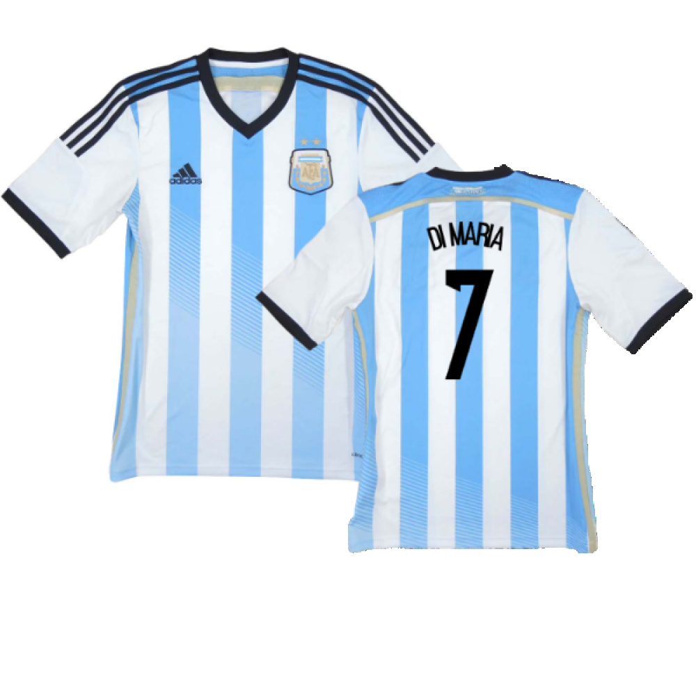 Argentina 2014-15 Home Shirt (L) (Mint) (Di Maria 7)