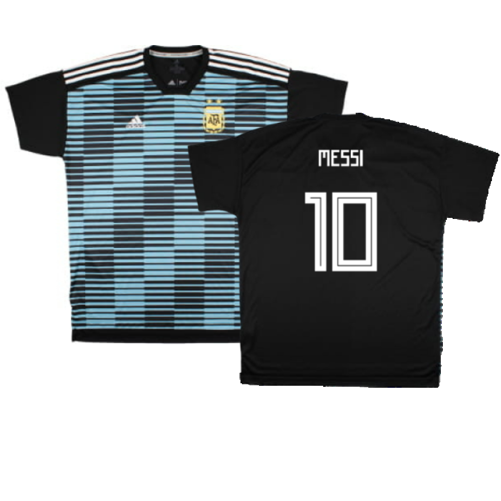 Argentina 2018-19 Adidas Pre-Match Shirt (XL) (Mint) (Messi 10)