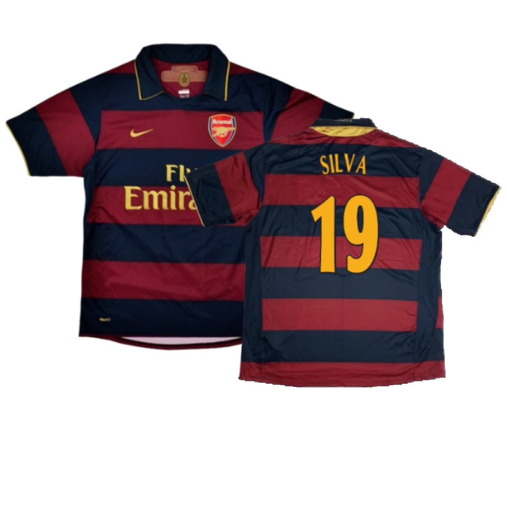 Arsenal 2007-08 Third Shirt (XLB) (Good) (Silva 19)