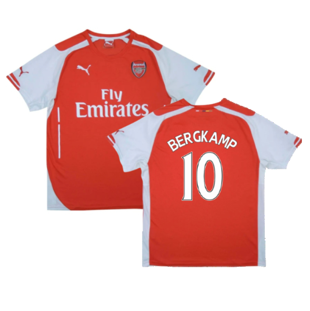 Arsenal 2014-15 Home Shirt (L) (BERGKAMP 10) (Very Good)