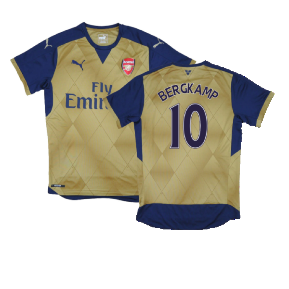 Arsenal 2015-16 Away Shirt (XL) (Fair) (BERGKAMP 10)