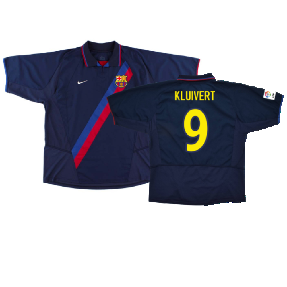 Barcelona 2002-04 Away (Excellent) (Kluivert 9)