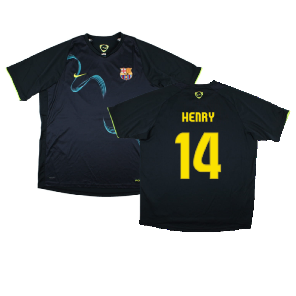 Barcelona 2008-09 Nike Training Shirt (2XL) (Henry 14) (Excellent)