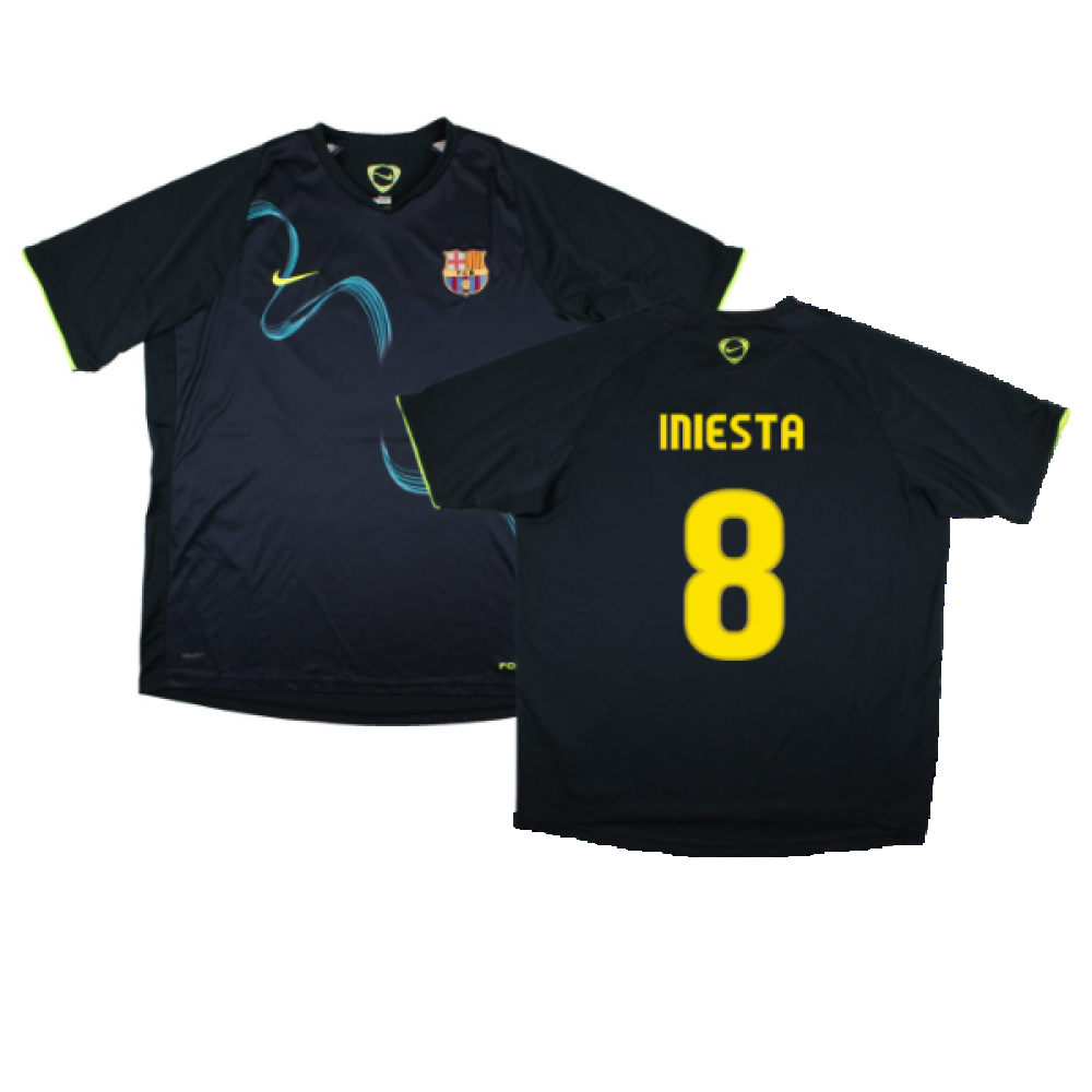 Barcelona 2008-09 Nike Training Shirt (2XL) (Iniesta 8) (Excellent)