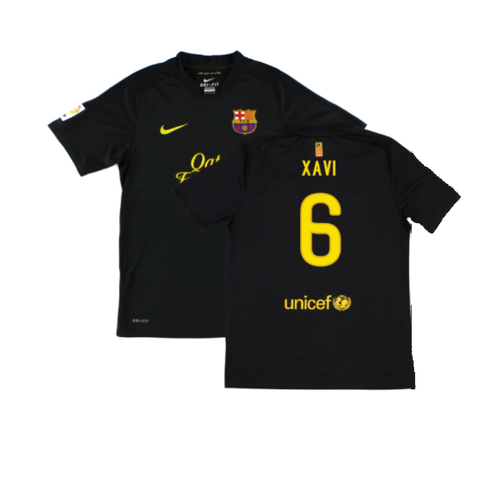 Barcelona 2011-12 Away Shirt (XL) (Mint) (Xavi 6)