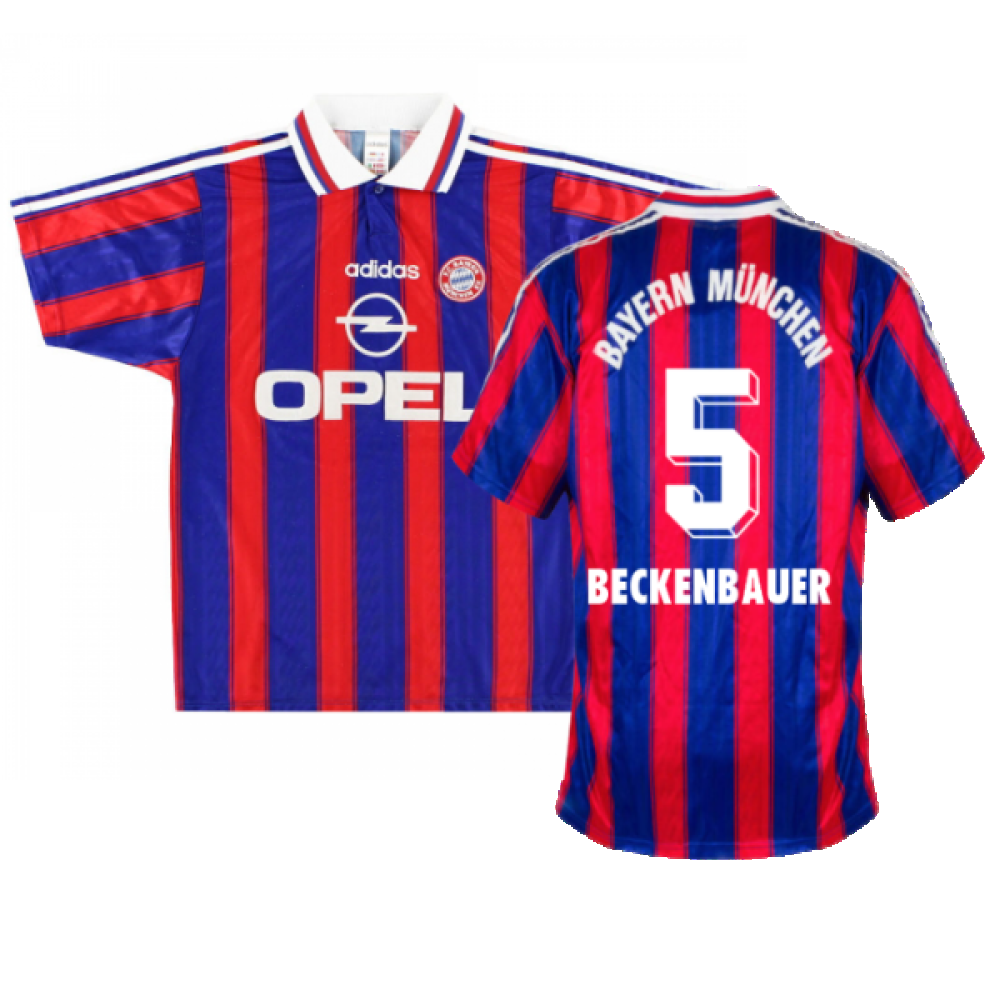 Bayern Munich 1995-97 Home Shirt (Boys 26/28 7-8y) (Excellent) (BECKENBAUER 5)