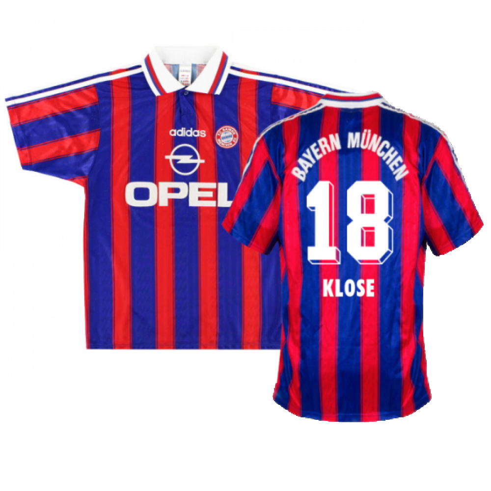 Bayern Munich 1995-97 Home Shirt (2XL) (Excellent) (Klose 18)