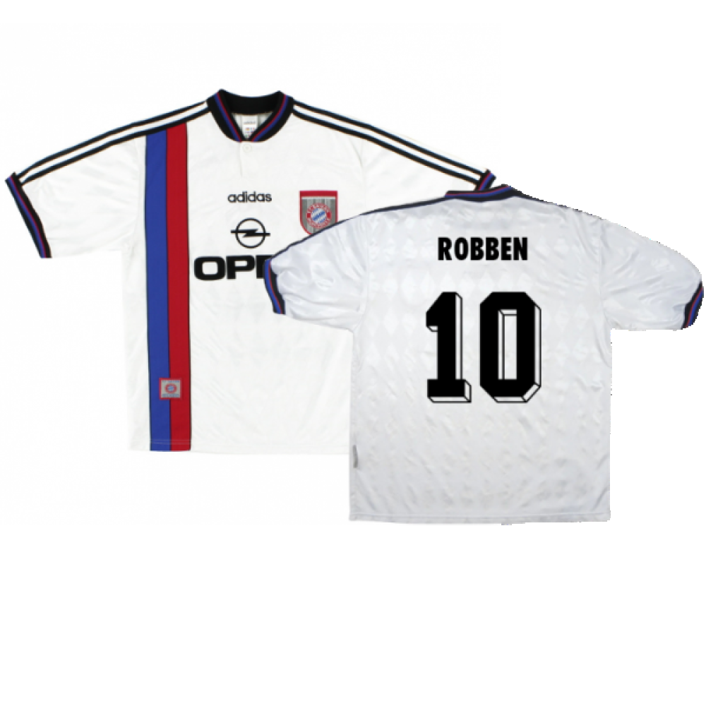 Bayern Munich 1996-98 Away Shirt (L) Strunz #8 (Fair) (Robben 10)