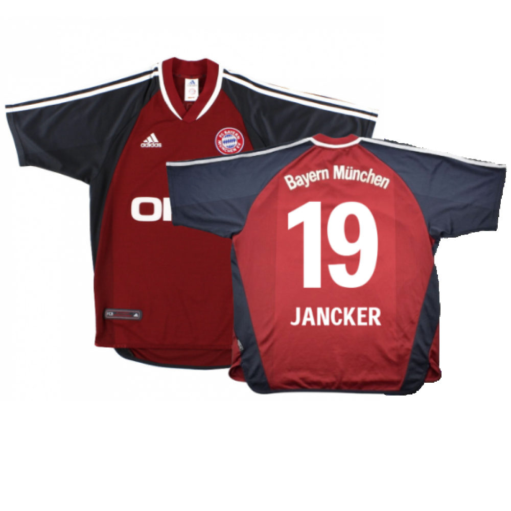 Bayern Munich 2001-02 Home Shirt (S) (Good) (Jancker 19)