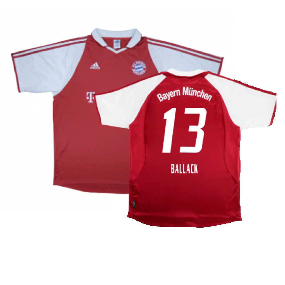 Bayern Munich 2003-04 Home Shirt (XL) (Very Good) (Ballack 13)