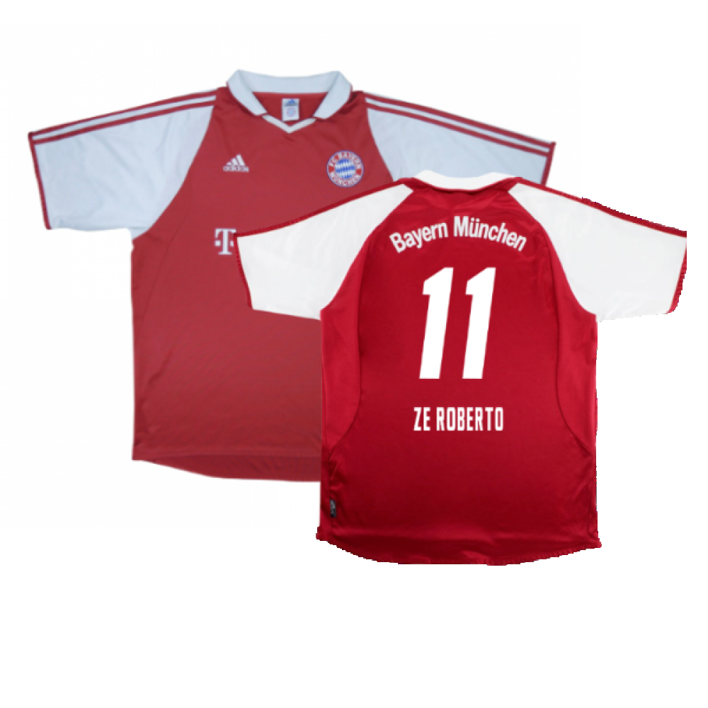 Bayern Munich 2003-04 Home Shirt (XL) (Very Good) (Ze Roberto 11)