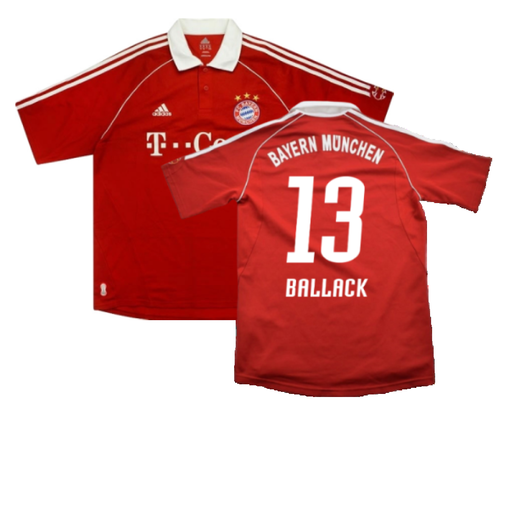 Bayern Munich 2006-07 Home Shirt (Very Good) (Ballack 13)