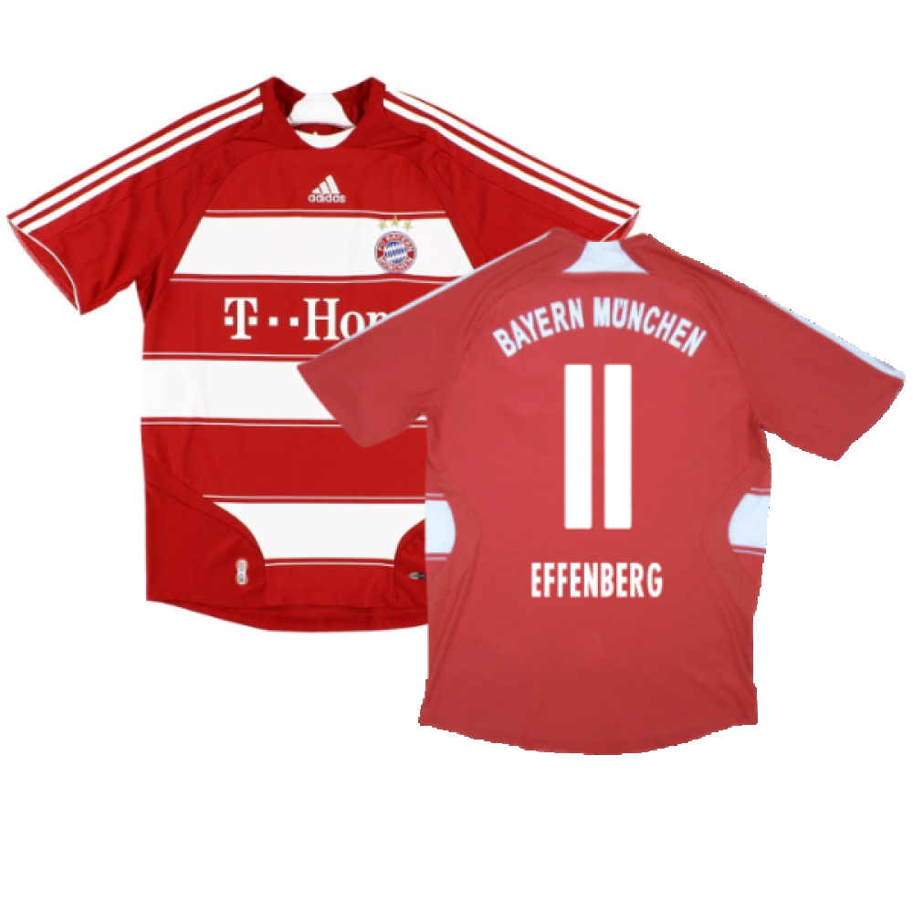 Bayern Munich 2007-09 Home Shirt (M) (Fair) (Effenberg 11)