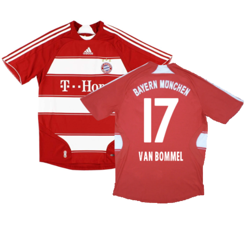 Bayern Munich 2007-09 Home Shirt (M) (Fair) (Van Bommel 17)