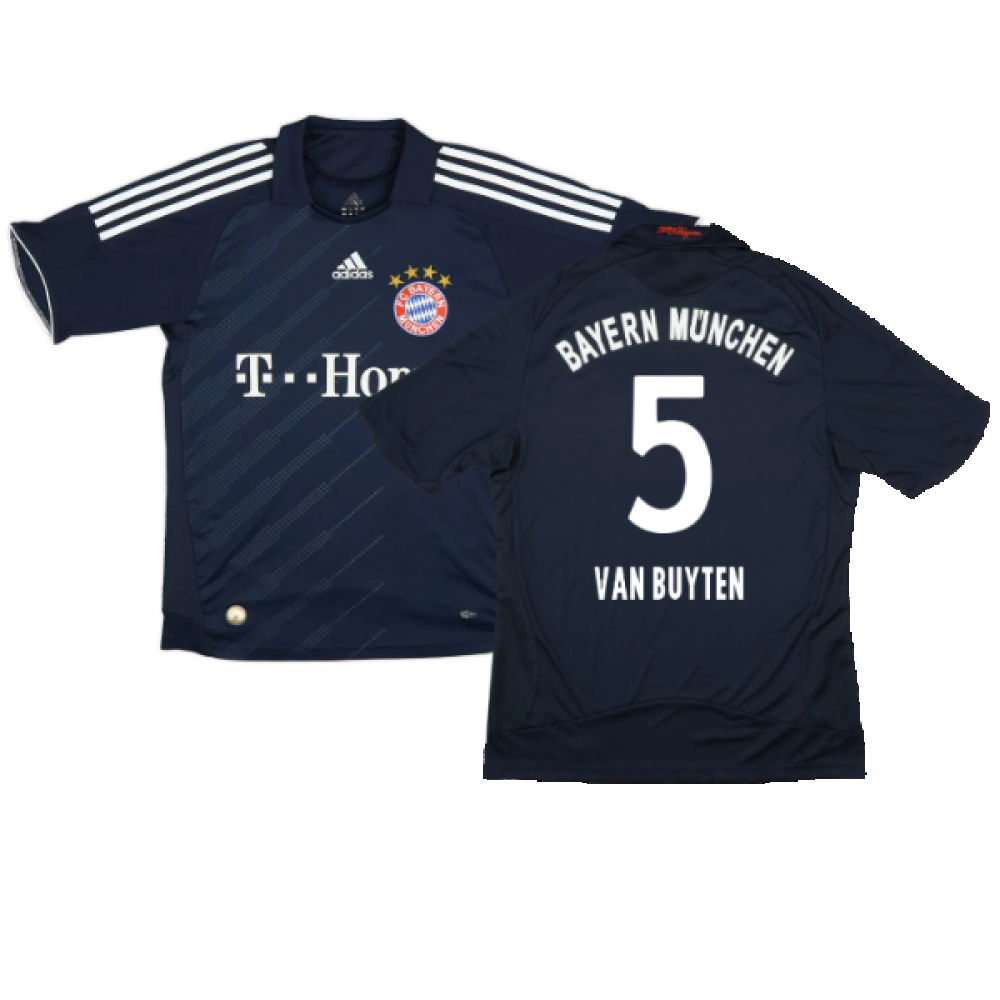 Bayern Munich 2008-10 Away Shirt (L) (Mint) (Van Buyten 5)