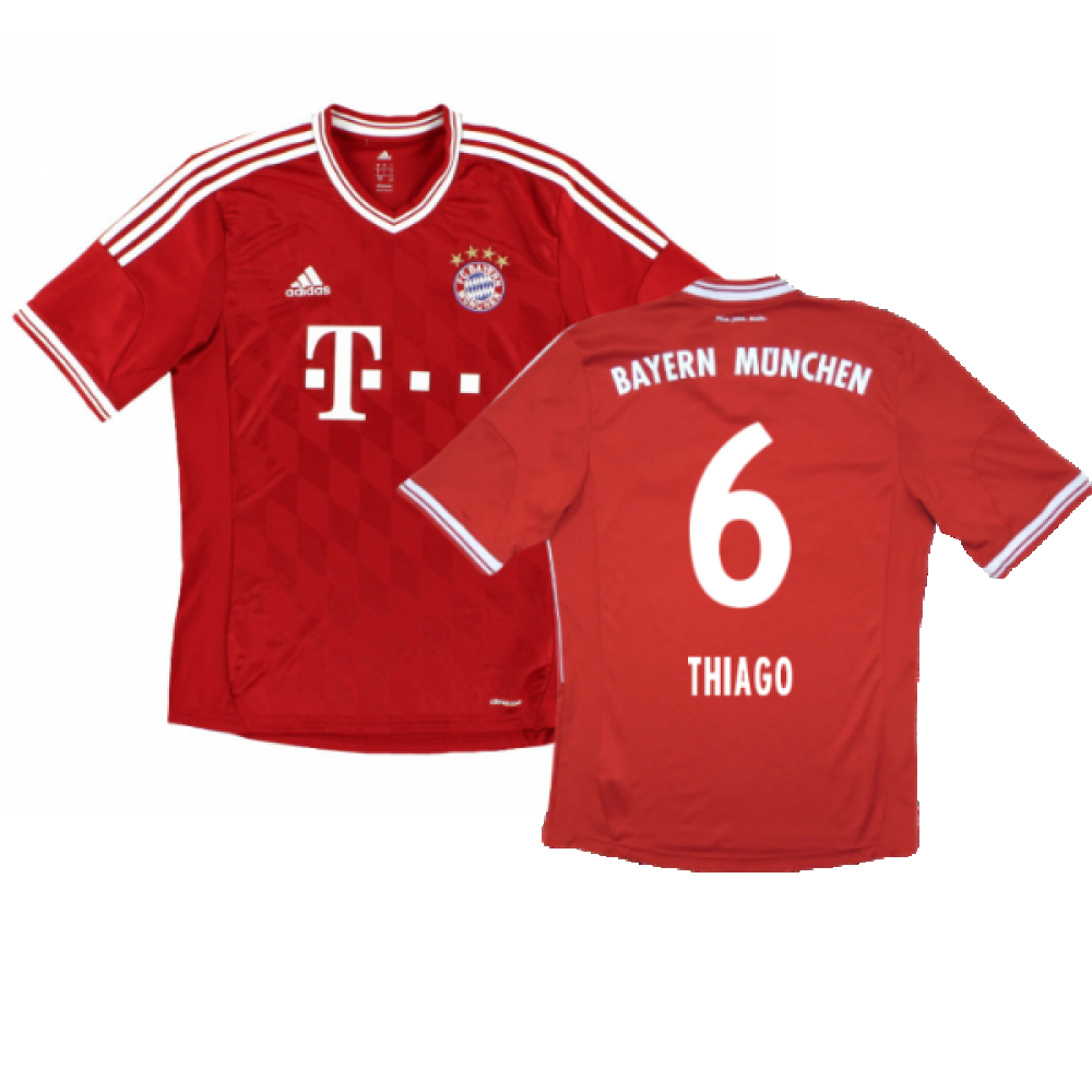 Bayern Munich 2013-14 Home Shirt (Excellent) (Thiago 6)