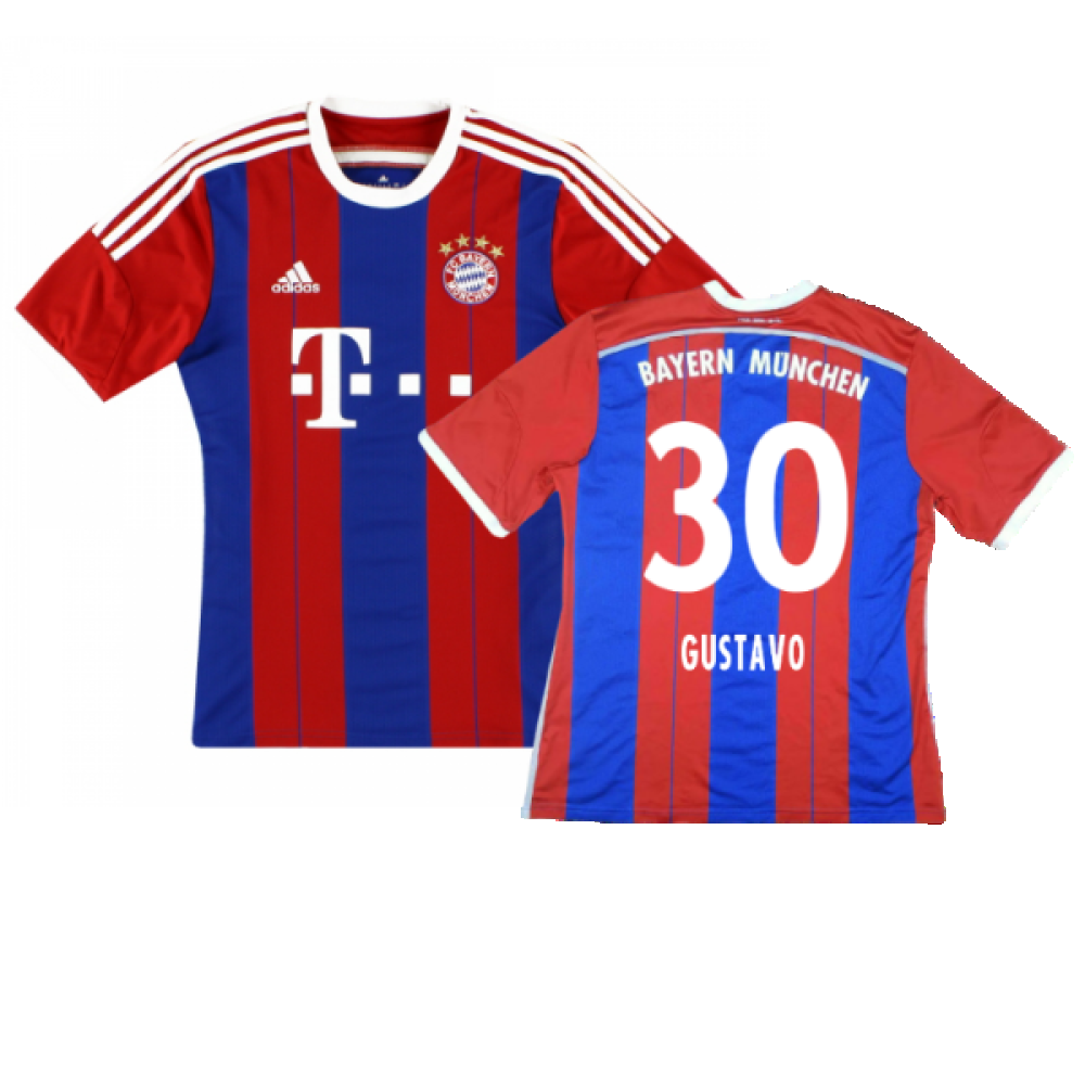 Bayern Munich 2014-15 Home Shirt (S) (Excellent) (Gustavo 30)