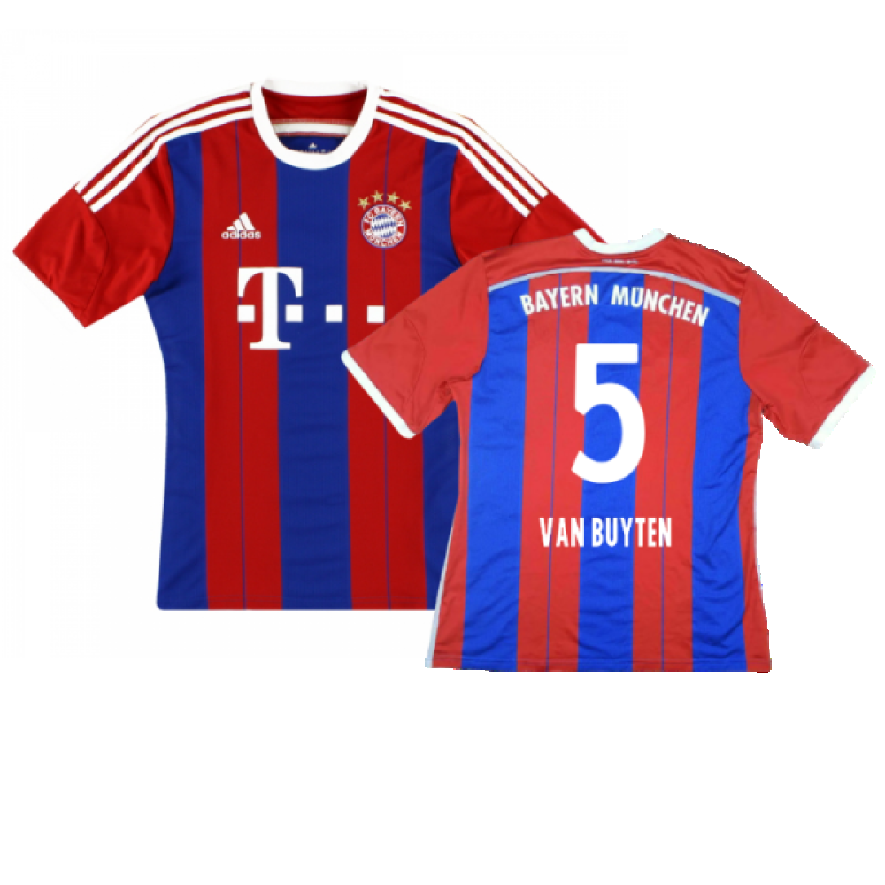 Bayern Munich 2014-15 Home Shirt (S) (Excellent) (Van Buyten 5)