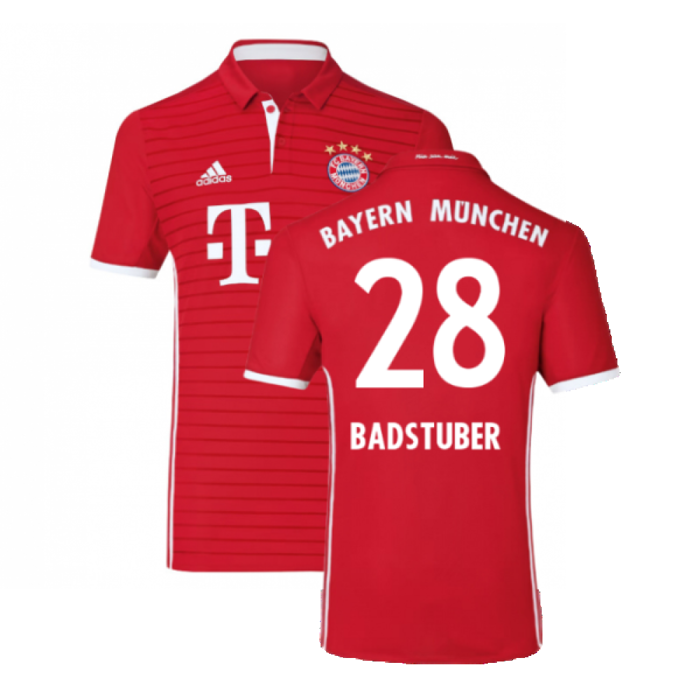 Bayern Munich 2016-17 Home Shirt (Excellent) (Badstuber 28)