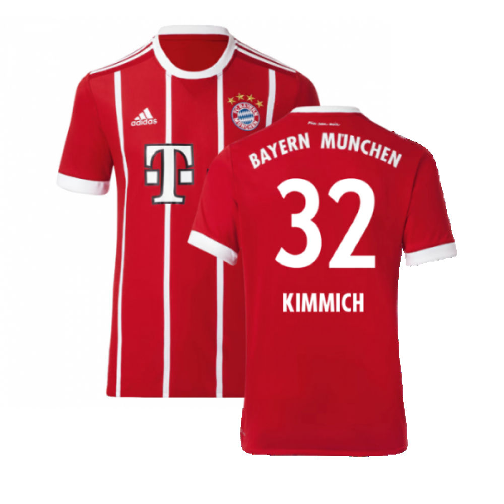 Bayern Munich 2017-18 Home Shirt (Excellent) (Kimmich 32)