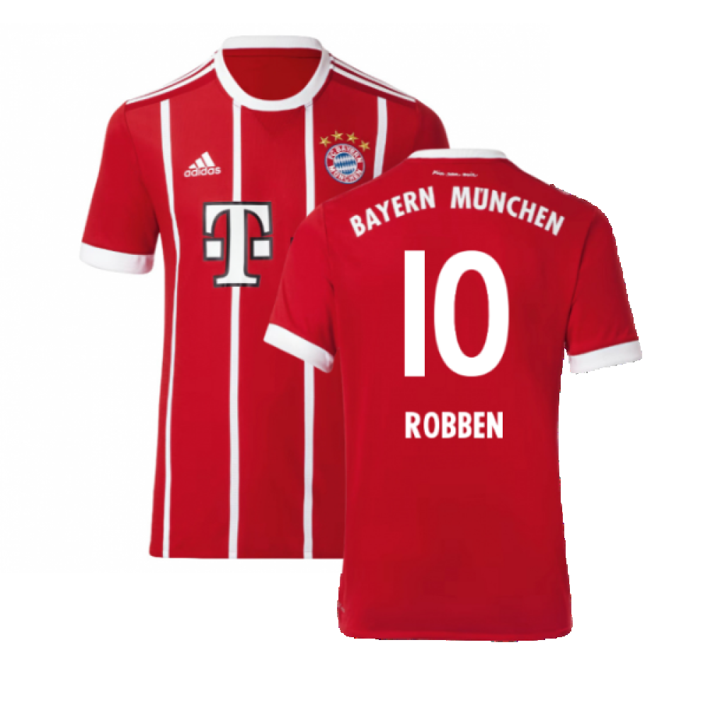 Bayern Munich 2017-18 Home Shirt (Excellent) (Robben 10)