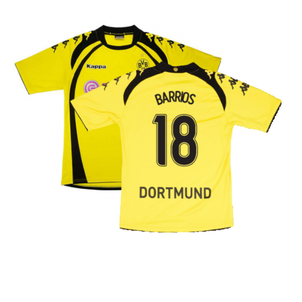 Borussia Dortmund 2009-10 Home Shirt (Very Good) (Barrios 18)