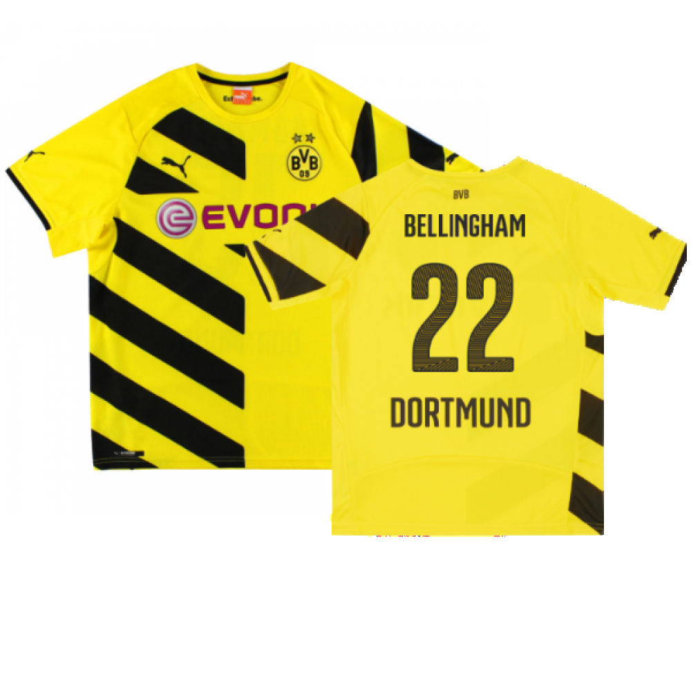 Borussia Dortmund 2014-15 Home Shirt (2XLB) (Good) (Bellingham 22)