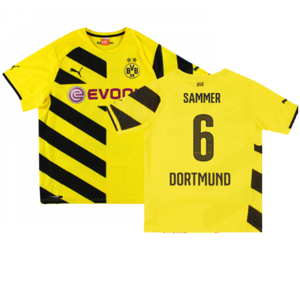 Borussia Dortmund 2014-15 Home Shirt (2XLB) (Good) (Sammer 6)