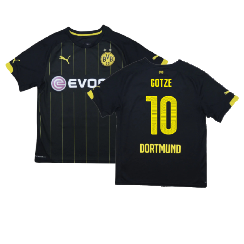 Borussia Dortmund 2014-16 Away Shirt (M) (Very Good) (Gotze 10)