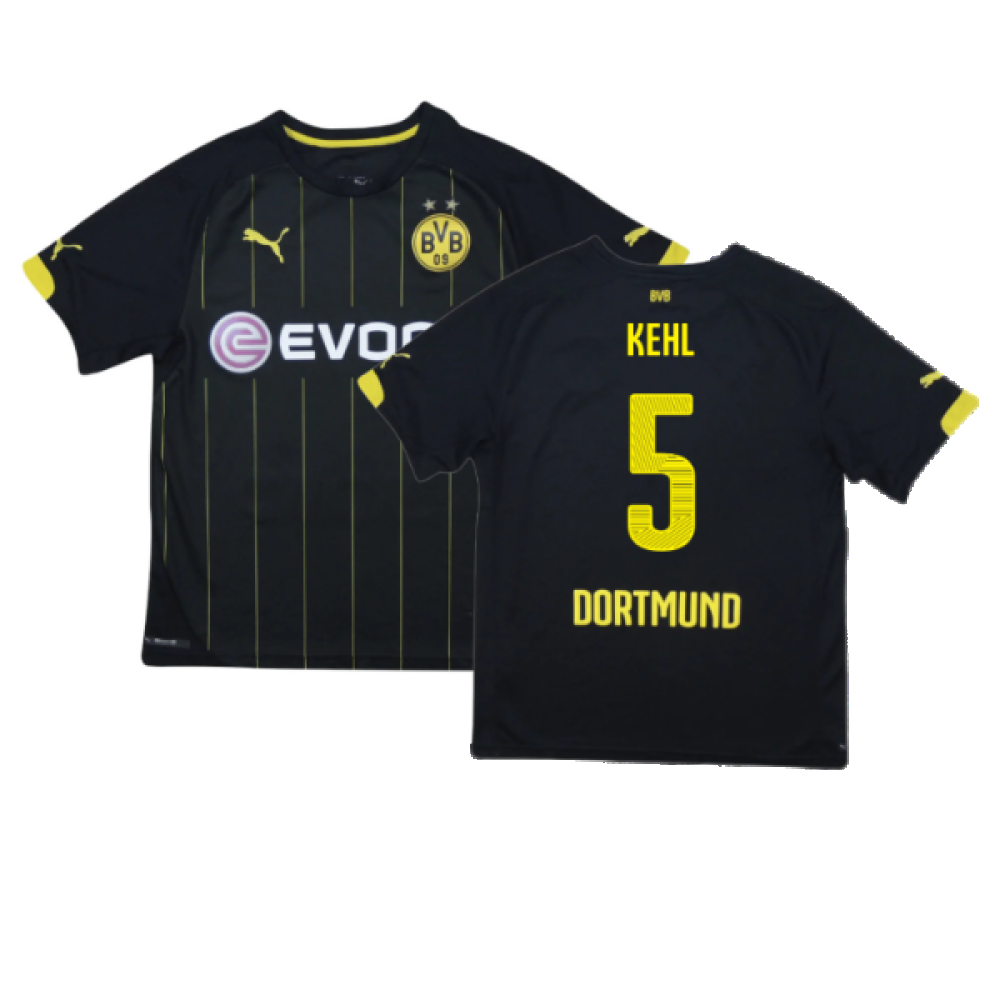 Borussia Dortmund 2014-16 Away Shirt (M) (Very Good) (Kehl 5)