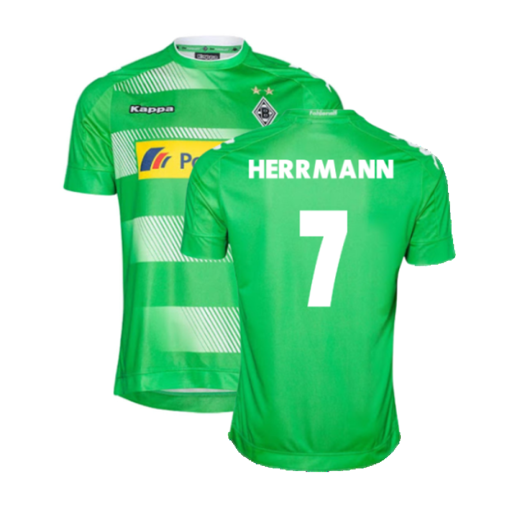 Borussia Monchengladbach 2017-18 Away Shirt (Excellent) (Herrmann 7)