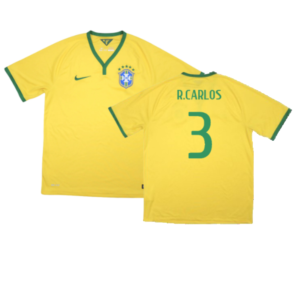 Brazil 2014-15 Home Shirt (Excellent) (R.Carlos 3)