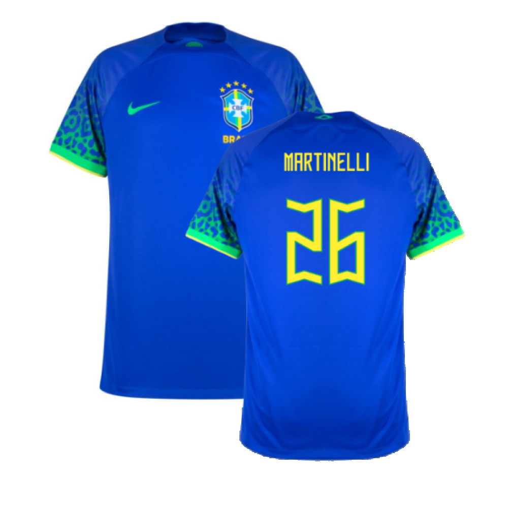 Brazil 2022-23 Away Shirt (XSB) (Mint) (Martinelli 26)