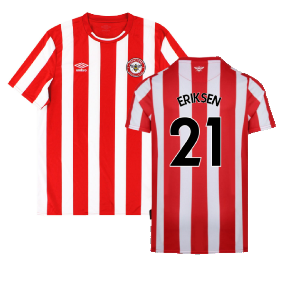 Brentford 2021-23 Home Shirt (3XL) (Mint) (ERIKSEN 21)