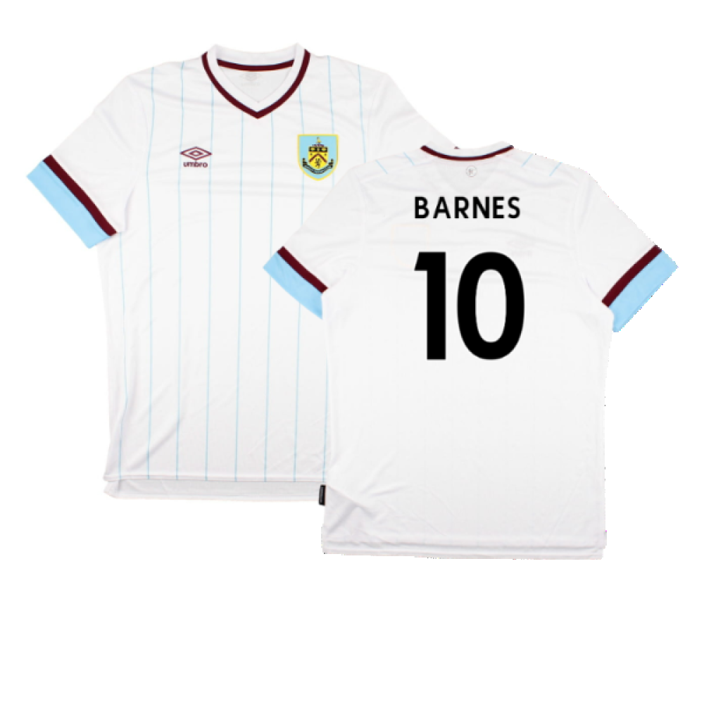 Burnley 2021-22 Away Shirt (Sponsorless) (S) (Mint) (BARNES 10)