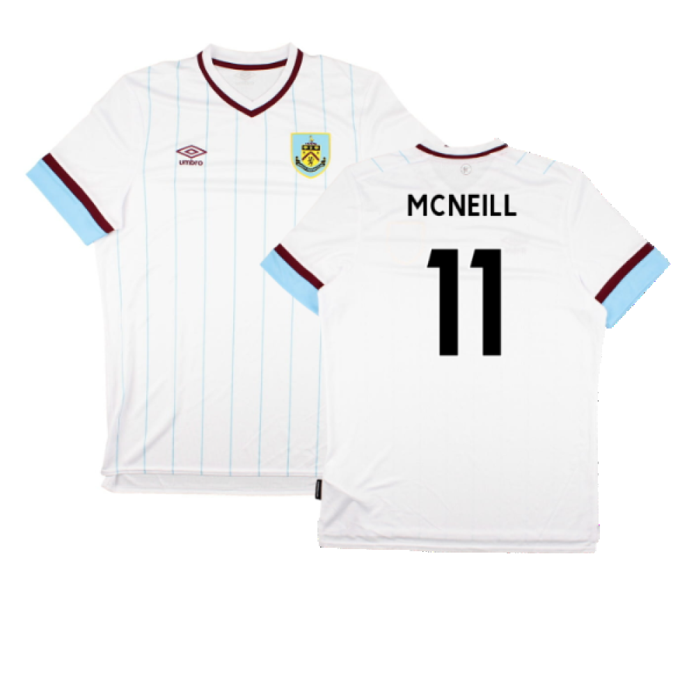 Burnley 2021-22 Away Shirt (Sponsorless) (S) (Mint) (McNEILL 11)